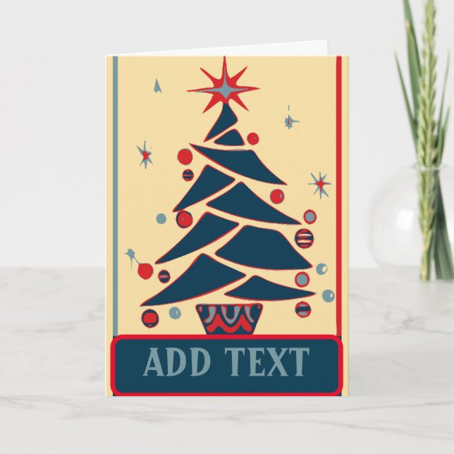 Julgran Helgdag Card Helgkort (Framsida)