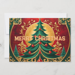 Julgran Helgdag Card Julkort