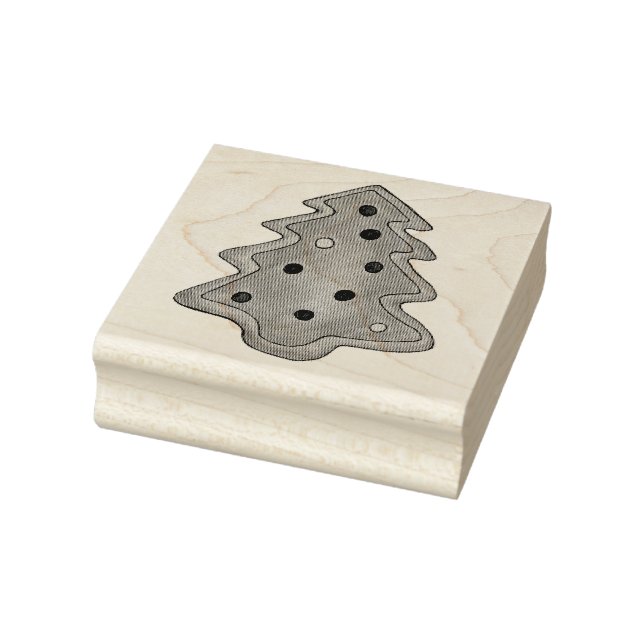 Julgran Helgdag Sugar Cookie Sprinkles Stämpel (Stämpel)