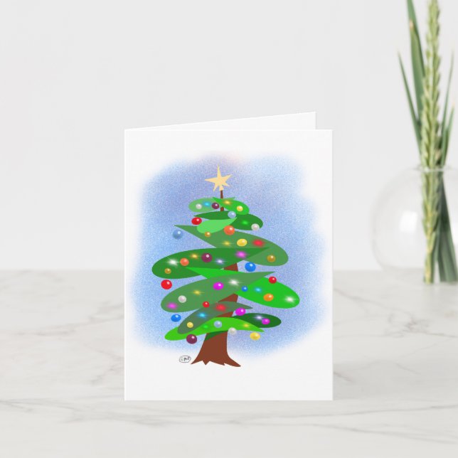 Julgran Helgkort (Framsida)