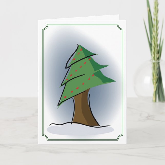 Julgran Helgkort (Framsida)