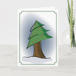 Julgran Helgkort
