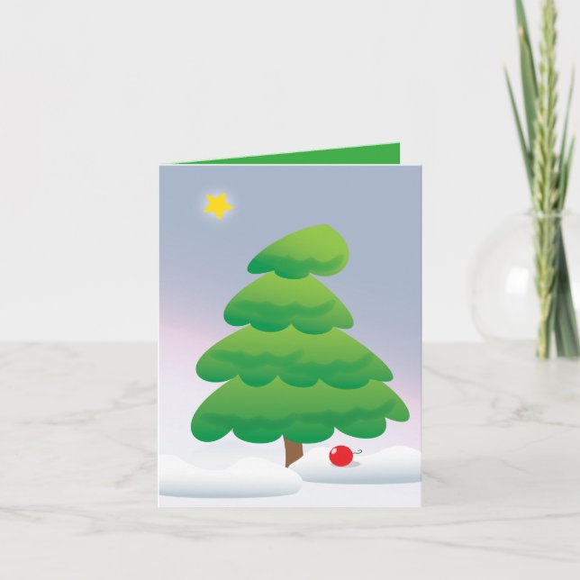 Julgran Helgkort (Framsida)