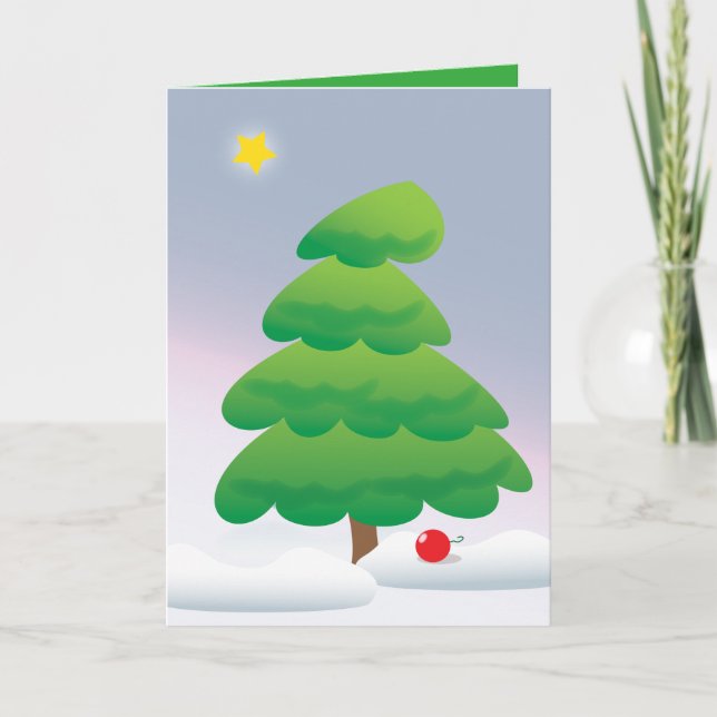 Julgran Helgkort (Framsida)