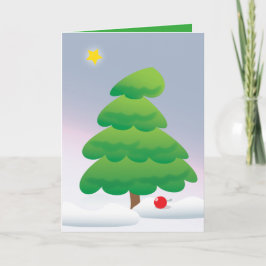 Julgran Helgkort