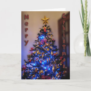 Julgran Helgkort