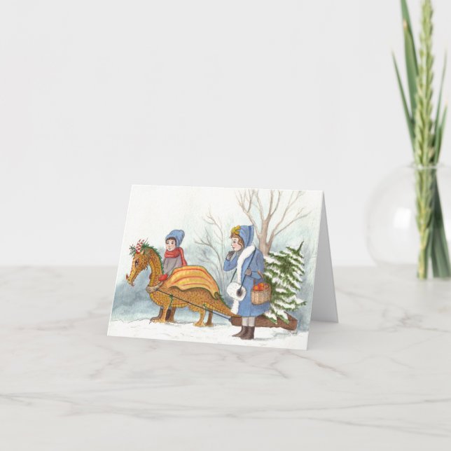 Julgran Helgkort (Framsida)