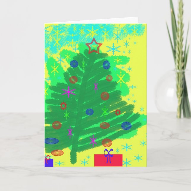 Julgran Helgkort (Framsida)
