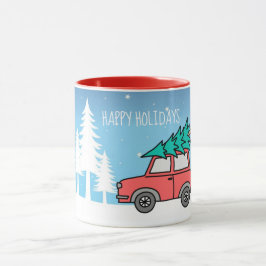 Julgran Holiday 325 ml Tvåton Mug Mugg