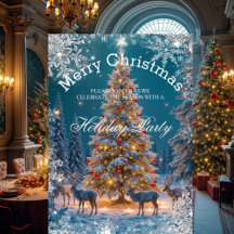 Julgran Holiday Party Vinter Värld