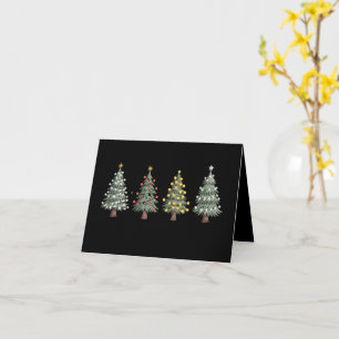 Julgran Holiday Present Vinter Kort