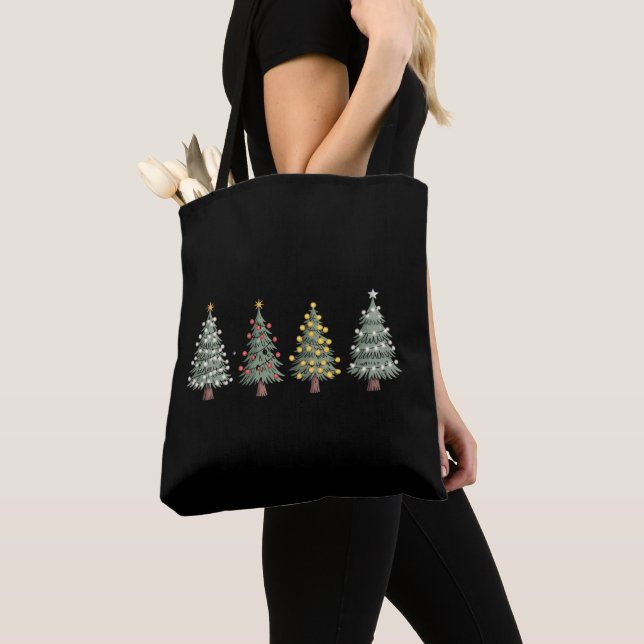 Julgran Holiday Present Vinter  Tygkasse (Närbild)