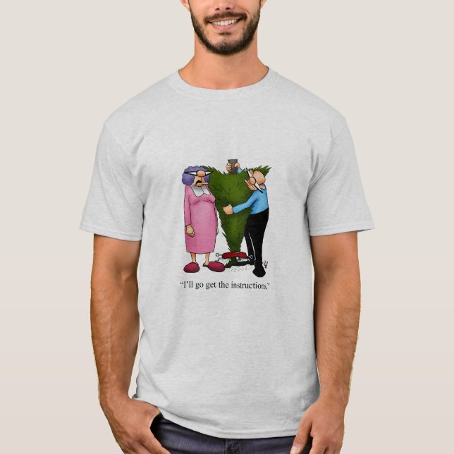 Julgran Humor Tee Shirt (Framsida)