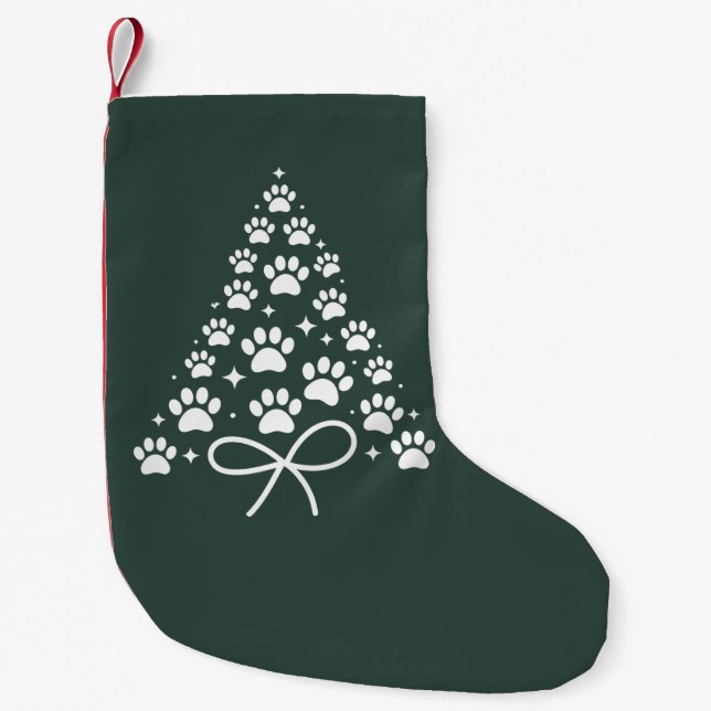 Julgran Hund Ägare Present Holiday  Liten Julstrumpa (Framsidan)