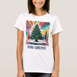 Julgran i abstrakt art. 39 - Roligten Fläkt T Shirt