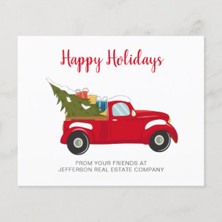 Julgran i bil för företag - Budget Holiday Card