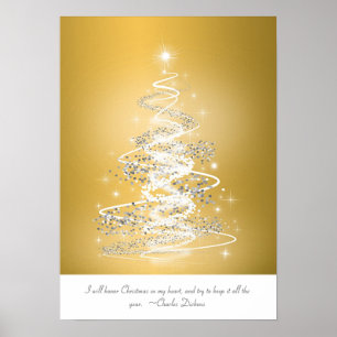JULGRAN i GULD Poster