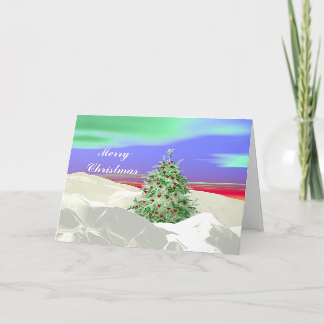 Julgran i Hearts Helgkort (Framsida)