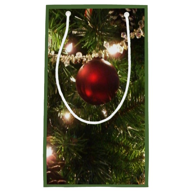 Julgran I Helgdag Söt Grönt och Röd (Framsidan)