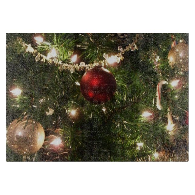 Julgran I Helgdag Söt Grönt och Röd (Framsidan)