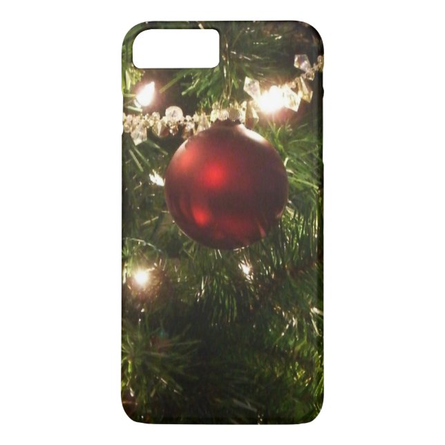 Julgran I Helgdag Söt Grönt och Röd Case-Mate iPhone Skal (Baksida)