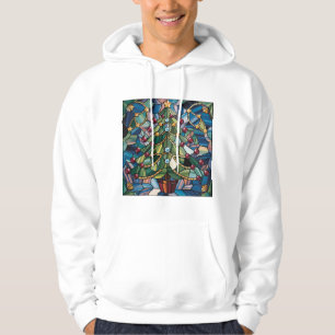 Julgran i Tiffany-stil Hoodie