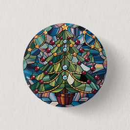 Julgran i Tiffany-stil Knapp