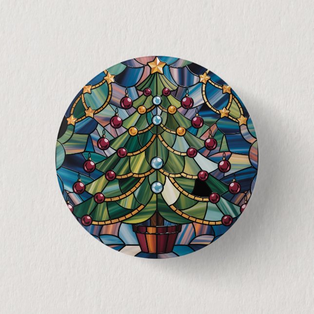 Julgran i Tiffany-stil Knapp (Framsida)