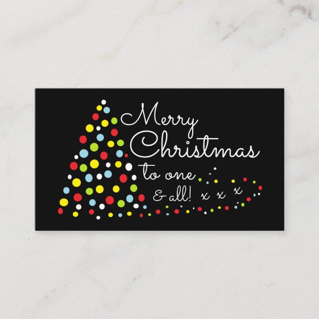 Julgran, inbjudan till jul Party Biljett (Framsida)