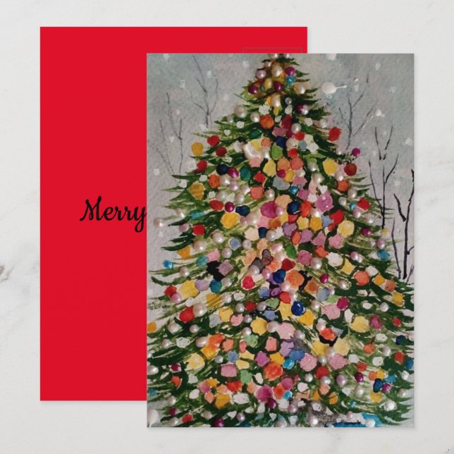 JULGRAN INBJUDNINGAR (Fram/baksida)