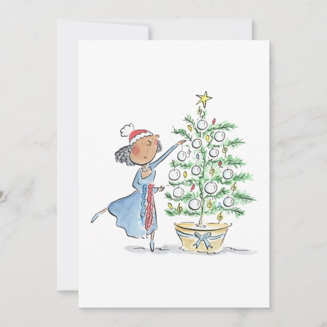 Julgran Inbjudningar (Framsida)