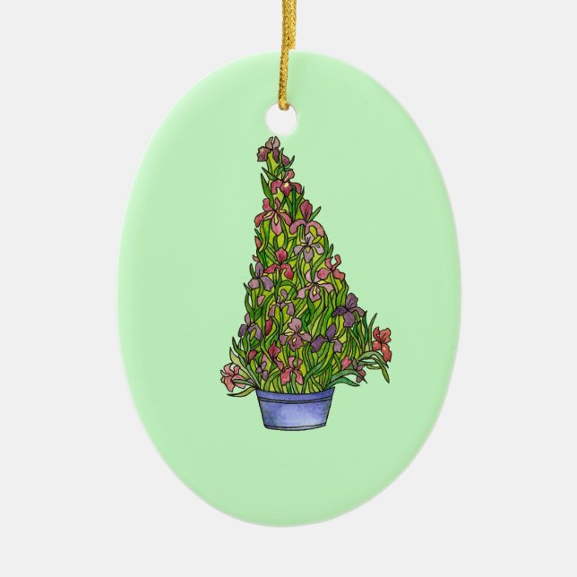 Julgran Iris Ornament (Framsidan)