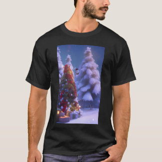 Julgran jul närmar sig vänner t shirt