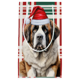 Julgran Jul Plaid Saint Bernard Hund Julklapp
