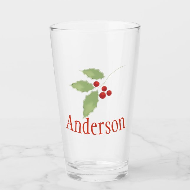 Julgran Julglas Glaskopp (Framsida)