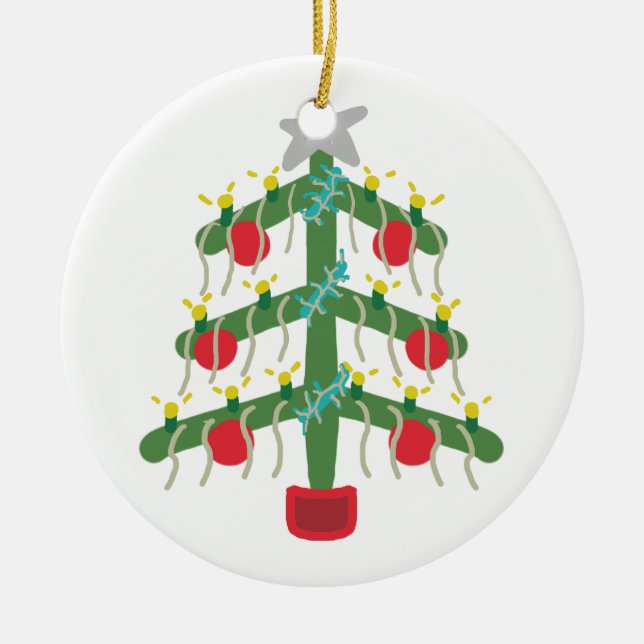 Julgran Julgransprydnad Keramik (Framsidan)