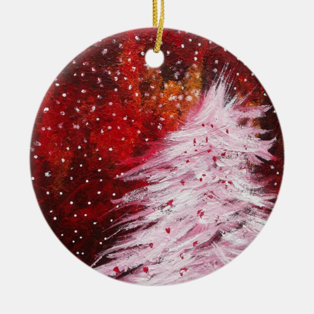 Julgran Julgransprydnad Keramik (Framsidan)