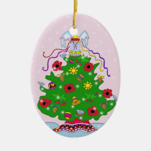 Julgran Julgransprydnad Keramik