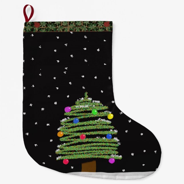 Julgran-julklapp Stor Julstrumpa (Framsidan)