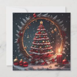 Julgran Julkort
