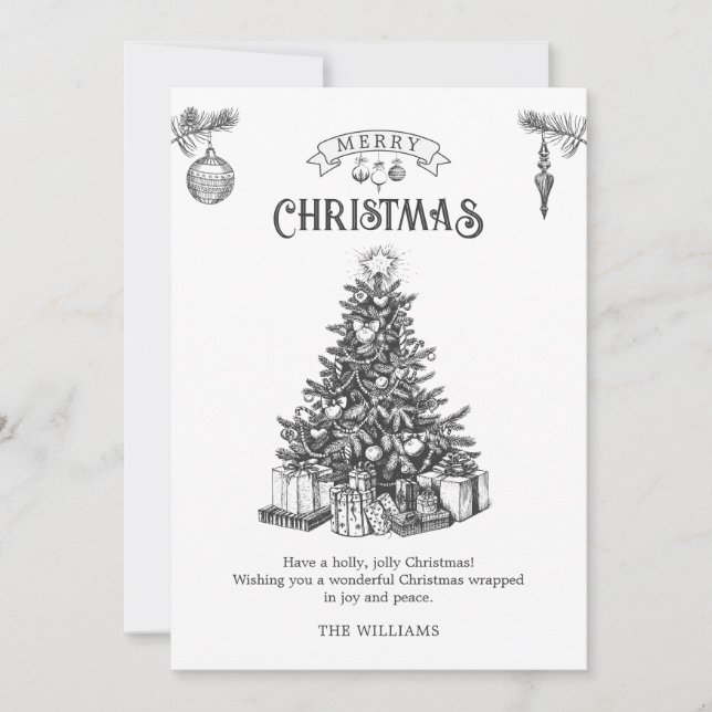 Julgran Julkort (Framsida)