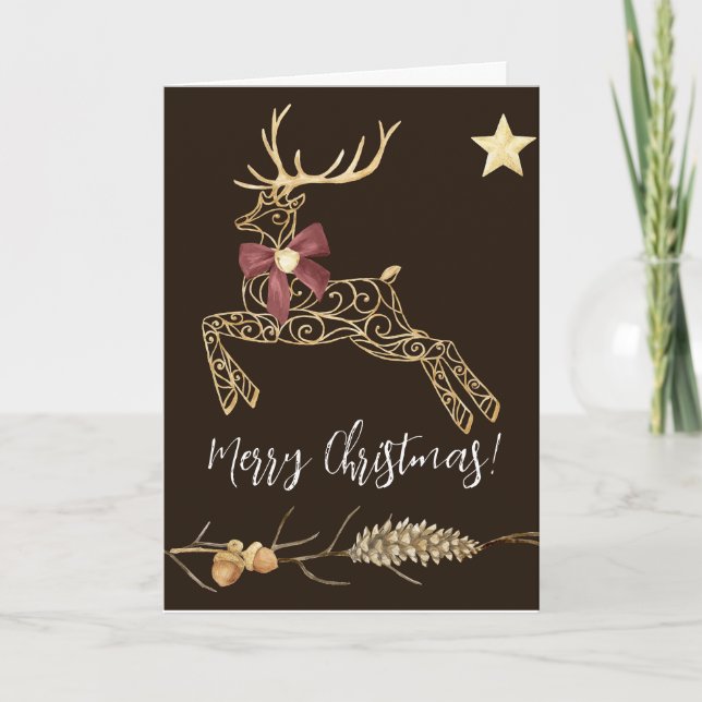 Julgran julkort kort (Framsida)