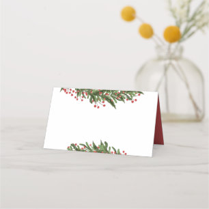 Julgran Julkrans Vinter Övningsmiddag Placeringskort