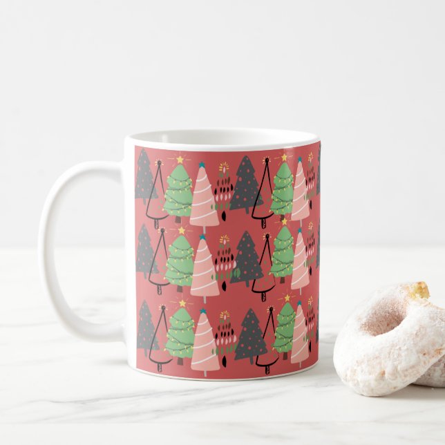 Julgran Kaffemugg (Med munk)