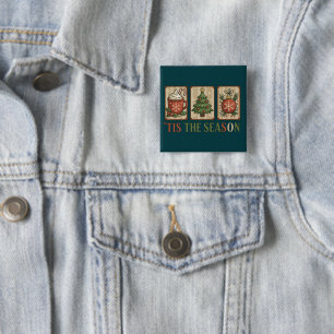 Julgran Kakao Retro Holiday Tis The Season Knapp