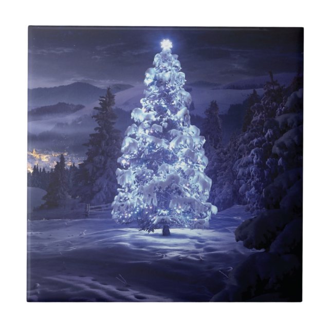 Julgran Kakelplatta (Framsidan)