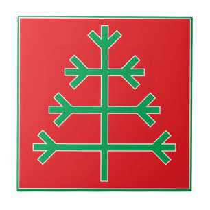 Julgran Kakelplatta