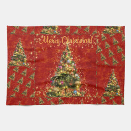 Julgran Kökshandduk