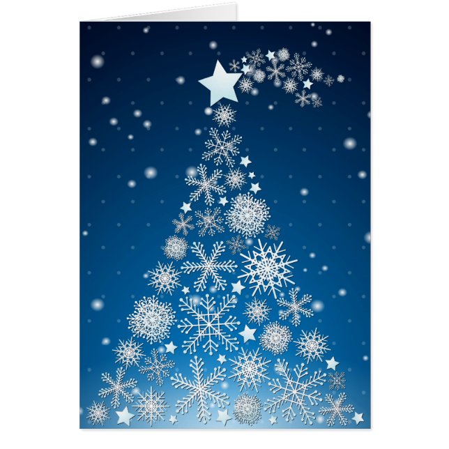 Julgran, kort (Framsidan)