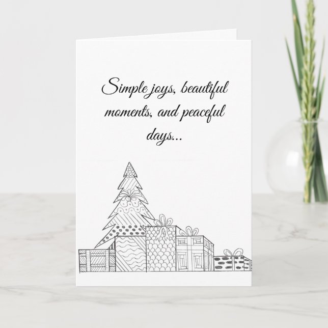 Julgran Kort (Framsida)